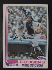 Mike Scioscia - Los Angeles Dodgers - 1982 Topps Baseball Card #642