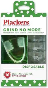 Plackers Grind No More Disposable Dental Night Guard for Teeth Grinding 16 ct - Picture 1 of 6