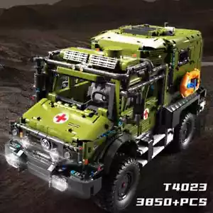 3850PCS Off Road Krankenwagen Bausteine Fahrzeug Auto Modell Technologie Ziegel - Bild 1 von 6