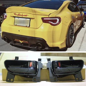 For Toyota FT86 GT86 Subaru BRZ Scion FR-S Inside Door Handle RH&LH Carbon Look - Picture 1 of 8