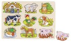 Puzzle Soundpuzzle Steckpuzzle Tierstimmen Bauernhof 8 Teile Goki 57895
