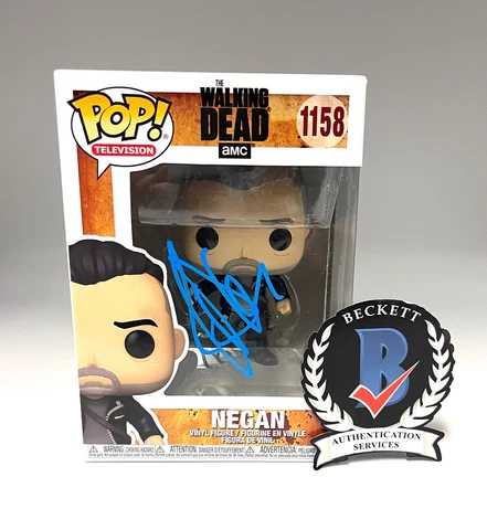 JEFFREY DEAN MORGAN SIGNED AUTOGRAPH FUNKO POP THE WALKING DEAD BECKETT BAS COA Cover