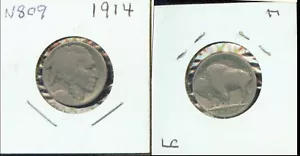 1914 BUFFALO NICKEL G/VG (V809) LOW MINTAGE NICE DATE - Picture 1 of 1