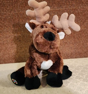 Ganz Webkinz Reindeer Moose Plush Stuffed Animal Brown HM137 No Code - Picture 1 of 8