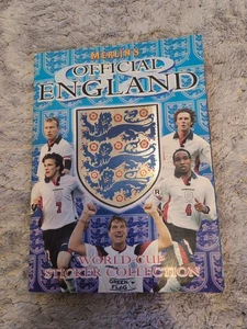 Merlin's Official England 98 World Cup Sticker Album *KOMPLETT* - Bild 1 von 9