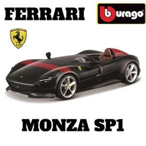 BBURAGO : 1/24 : FERRARI : MONZA : SP1 : 18-26027 : DIE-CAST Model : Black - Picture 1 of 7