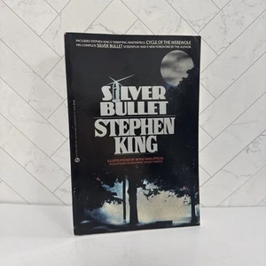 SILVER BULLET-STEPHEN KING 1st Ed 1st Pr 1985 BERNI WRIGHTSON Illus PAPERBACK - Picture 1 of 7