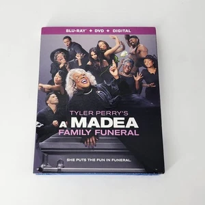 A Madea Family Funeral Blu-Ray, Digital & DVD New Factory Sealed w/ Slip Cover - Picture 1 of 6