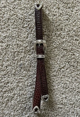 Vintage Women's Brown and Silver Western Belt Size Large - Image 1 of 4