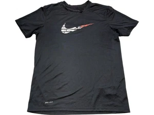 Camiseta Nike Dri-Fit para hombre grande con estampado gráfico negra - Imagen 1 de 15