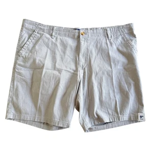 George Chino-Shorts Herren hellgrau Größe 46 Twill vorne flach - Bild 1 von 5