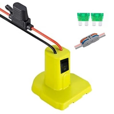 DIY Power Wheel Adapter For Ryobi 18V Li-ion & Ni-Cd Battery with 30A Fuse h - Image 1 of 4