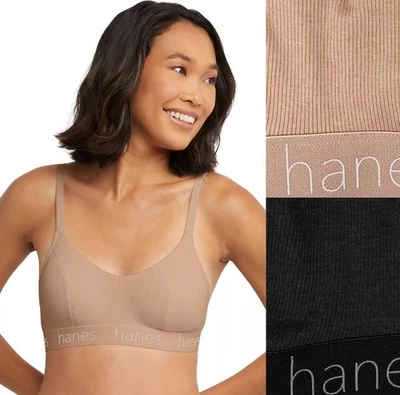 Hanes Originals Ultimate 2-Pack Stretch Cotton Triang ... Color: Deep Glow Black - Image 1 of 4