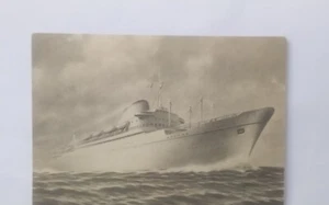 LLOYD TRIESTINO IN SCHWARZ-WEISS M/W OZEANIEN AUSTRALIEN NEPTUNIA NICHT GEREIST - Bild 1 von 2