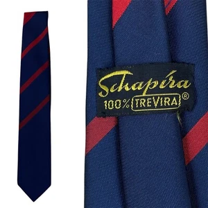 Vintage 60er Jahre Tervira Krawatte gestreift schmal 60s Krawatte Mod - Bild 1 von 5