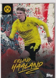 Topps BVB Dortmund Summer Tour 2021 Fußball Karte Erling Haaland - Bild 1 von 2