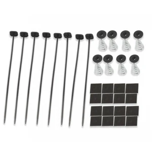 2Sets Car Electric Radiator Fan Tie Strap Mounting Kit Zip Ties Straps Tabs - Picture 1 of 4