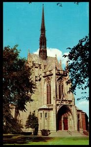 Heinz Memorial Chapel University of Pittsburgh Pennsylvania Chrom Postkarte - Bild 1 von 2