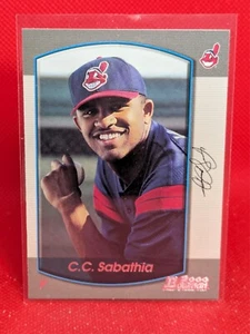 2000 Bowman CC Sabathia #198 Cleveland Indians Baseball Card - Picture 1 of 1