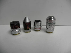 Batch of 4 NIKON Objectives, two with circular  reticles - Picture 1 of 4