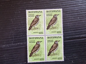 BOTSWANA 1967 SG 222 BIRD BLOCK OF 4 MNH - Picture 1 of 1