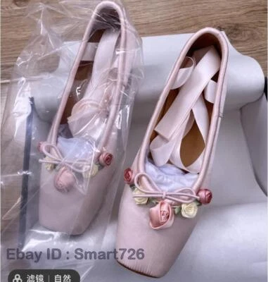 Sapatos femininos mocassins florais cetim biqueira quadrada alça transversal - Imagem 1 de 4