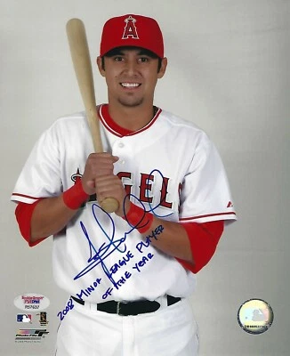 Freddy Sandoval Signed 8x10 Photo PSA/DNA Angels 2008 Minor League POY Autograph - Image 1 of 4