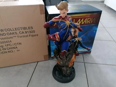 Statue Sideshow Captain Marvel Premium Format 1/4 Marvel - Photo 1/4
