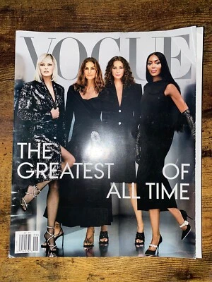 Vogue Magazine The Greatest Of All Time Cindy Crawford Naomi Campbell Sep 2023 - Image 1 of 4