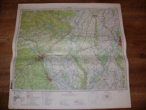 Authentic Soviet USSR Military Topographic Map Memphis, Tennessee USA #156 - Picture 1 of 1