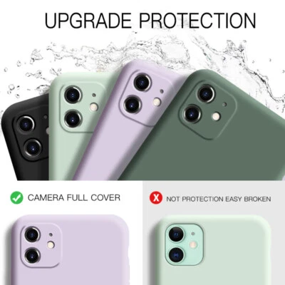 Case For iPhone 16 15 Pro Max 14 13 12 11 Plus 8 7 SE Shockproof Silicone Cover - Image 1 of 4