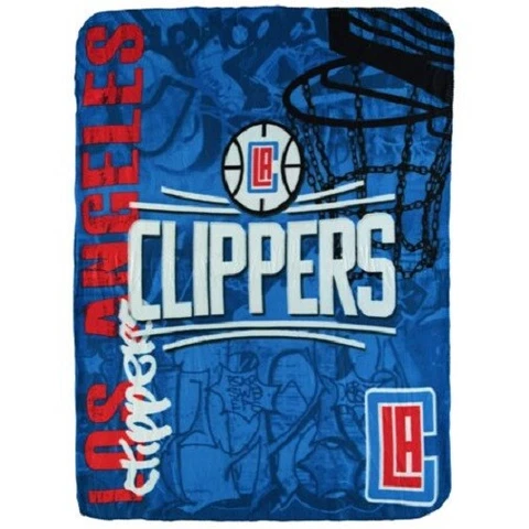 Los Angeles Clippers NBA Northwest Fleece Throw Cover