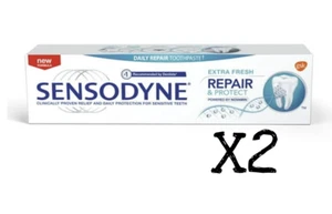 75ml Sensodyne Repair & Protect Deep Repair Toothpaste Extra Fresh x2 Novamin - Bild 1 von 2