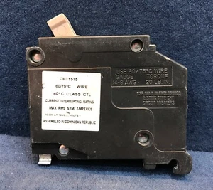 EATON CHT 1515 AMP 1-poliger Tandem-Leistungsschalter - Bild 1 von 4