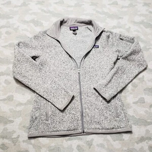Patagonia Jacket Womens Small Gray Better Sweater Full Zip Long Sleeve Outdoors - Picture 1 of 12