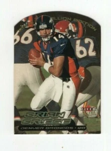 2000 FLEER ULTRA FOOTBALL GOLD MEDALLION - BRIAN GRIESE DENVER BRONCOS #84 - Picture 1 of 4
