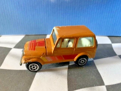 Yatming 1981 1/64 1803 Jeep CJ-7 Mustard Yellow Hong Kong Opening Hood - Image 1 of 3