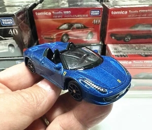 Bburago 1:64 Ferrari 458 Spider Diecast Metal Model Boy Toy Car Blue New in Box - Picture 1 of 5