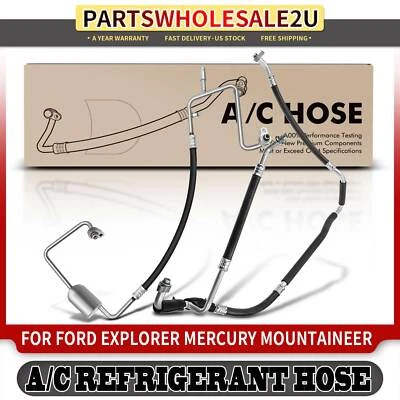 A/C Suction & Discharge Line Hose Assembly for Ford Explorer 2006-2010 V6 4.0L - Image 1 of 4