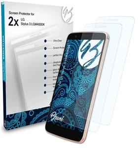 Bruni 2x Proteggi Schermo per LG Stylus 3 LGM400DK Pellicola Protettiva - Foto 1 di 4