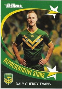 2020 Nrl Traders Representative Stars (RS1) Daly CHERRY-EVANS Kangaroos - Picture 1 of 1