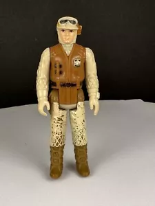 Stivali vintage 1980 Star Wars soldato ribelle modellati gambe dipinte variante Hoth B - Foto 1 di 2