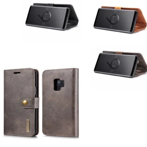 Per Samsung S9/S9 Plus custodia portafoglio slot scheda flip magnetico rimovibile in pelle - Foto 1 di 37