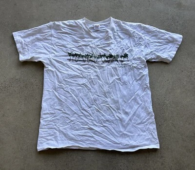 Винтажная белая футболка Anvil Santa Barbara California F&M Expressions 2038 размер XL - Изображение 1 из 4