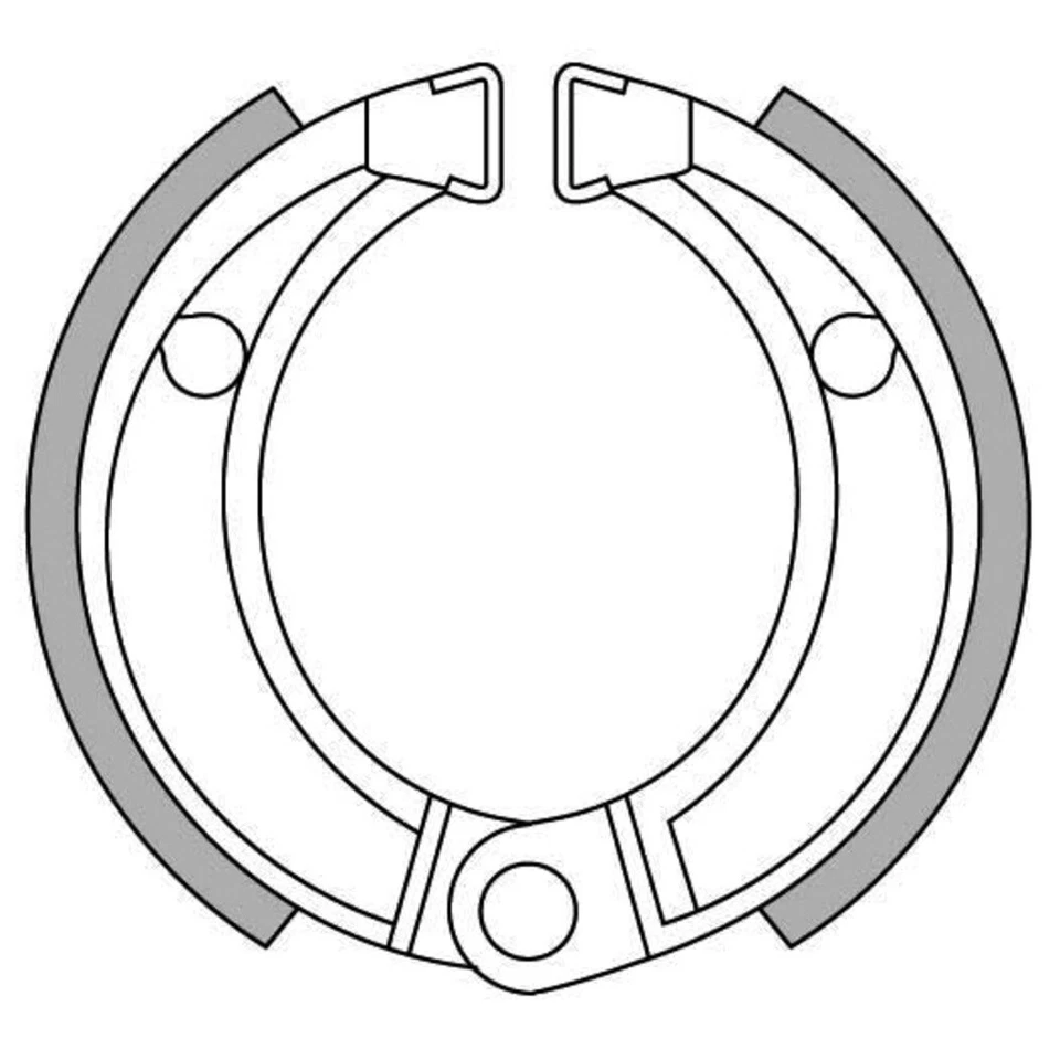 Newfren Rear Brake Shoes for Honda CR80R 1985-1991 - Image 1 of 1