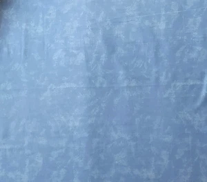 Light Blue 'Cloudy' Tonal Cotton Quilting Sewing Fabric - By the Yard - Picture 1 of 3