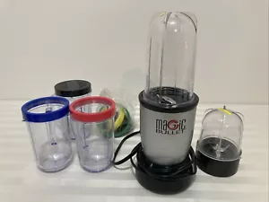 Magic Bullet Blender Lot MB1001 With Accessories Blender Cups Tested - Picture 1 of 9