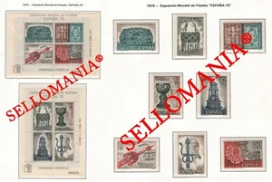 1975 ORFEBRERIA ESPAÑA 75 JEWELERY ART 2252 / 53 ** MNH HB SHEET + STAMP TC23175 - Imagen 1 de 3