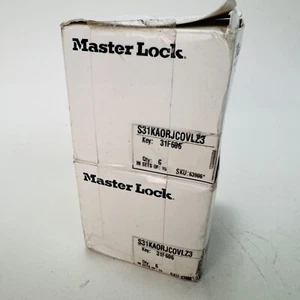 Master Lock S31kaorjcovlz3 Lockout Padlock, Ka, Orange, 1-13/16"H, Pk12 - Picture 1 of 5