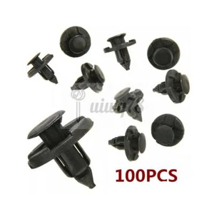 100pcs Car Body Plastic Fender Bumper Tool Trim Retainer Fastener Clips Push Pin - Picture 1 of 4